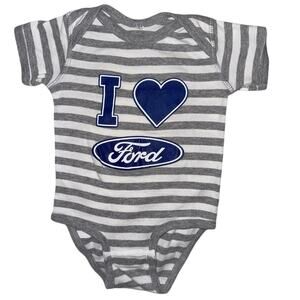 Ford baby clothes infant t-shirt one piece suit romper mustang trucks gifts 6 mn